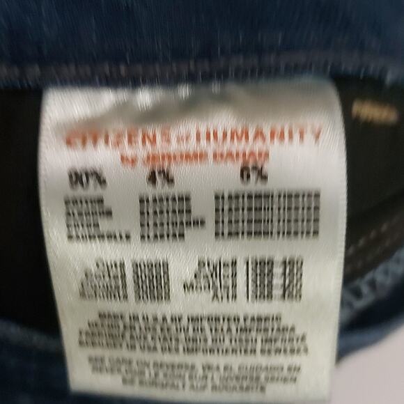 Citizens of Humanity Dani Cropped Straight Leg Blue Jean 27 Classic Casual - Picture 5 of 6